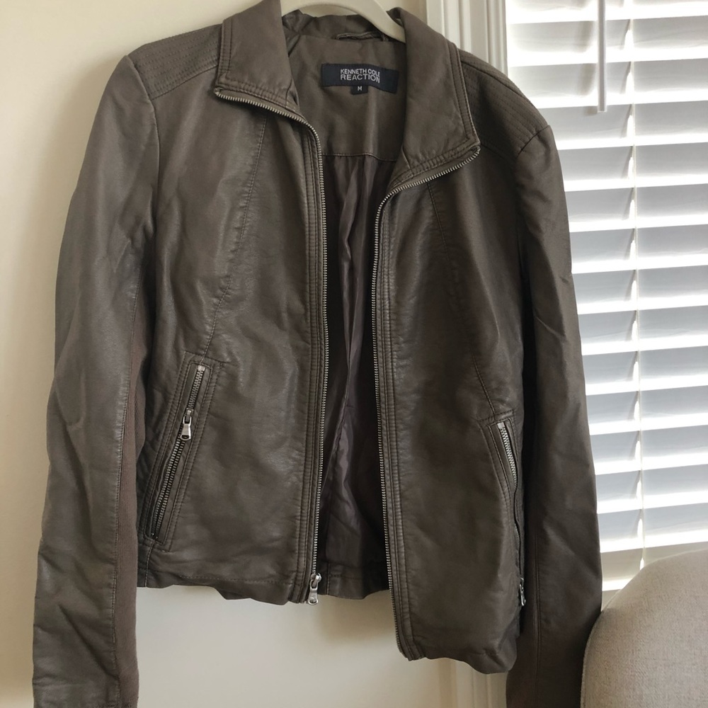 Kenneth Cole Reaction Faux Leather Jacket